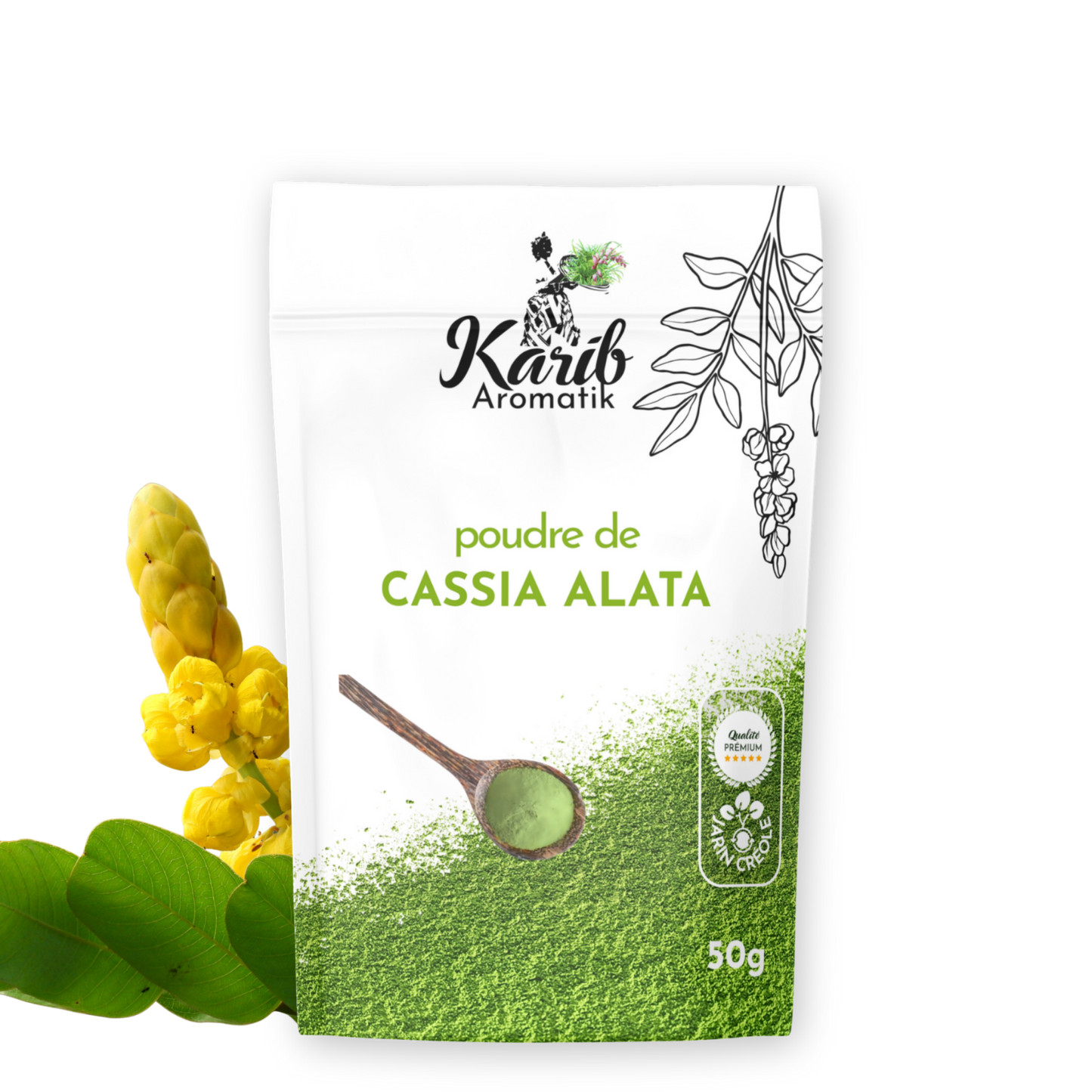 Cassia Alata en poudre