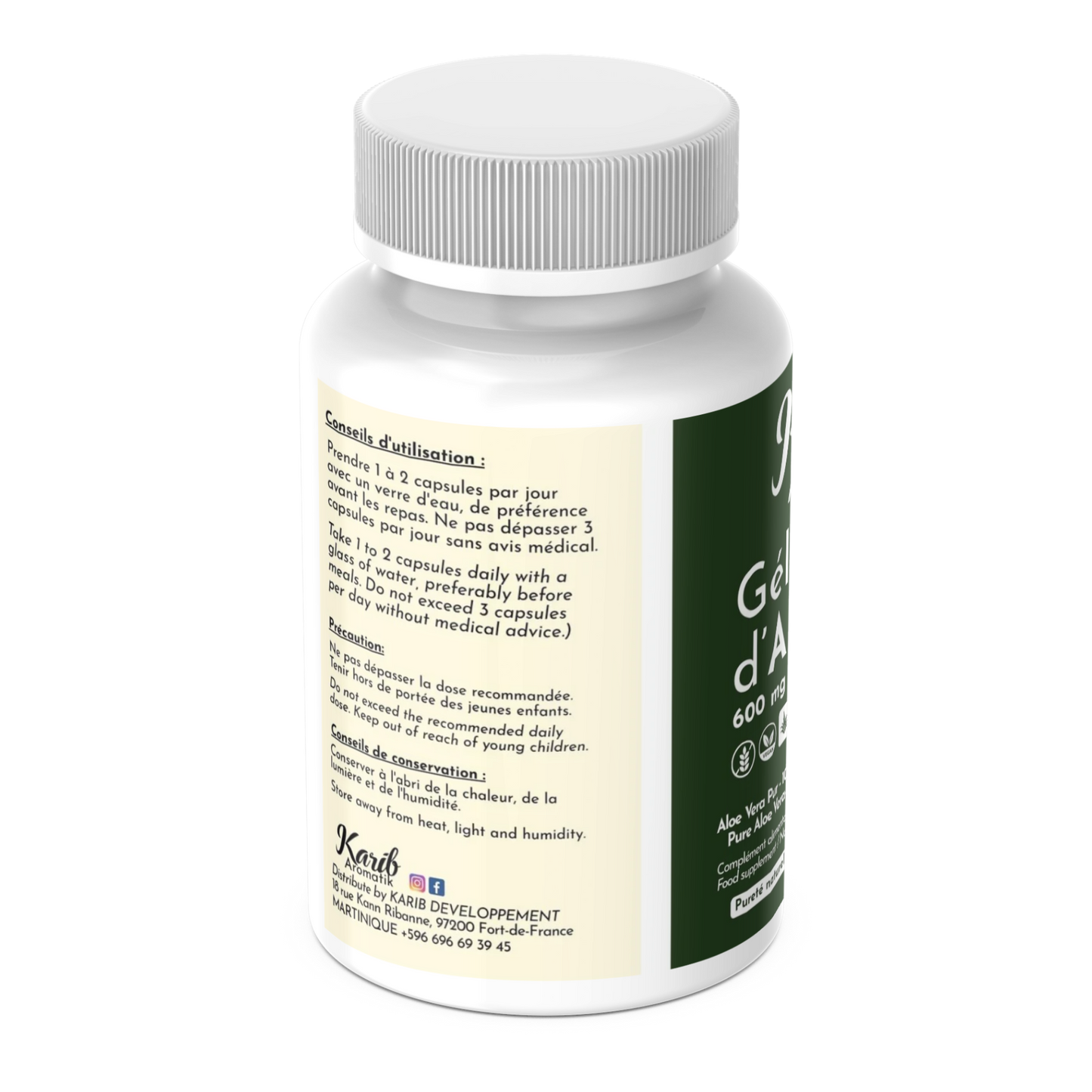 Gélule D'Aloes - 100 % Gel Intérieur Pur