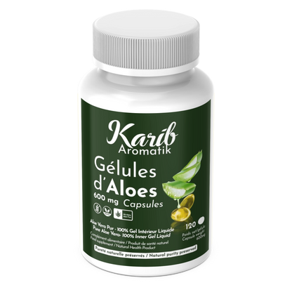 Gélule D'Aloes - 100 % Gel Intérieur Pur